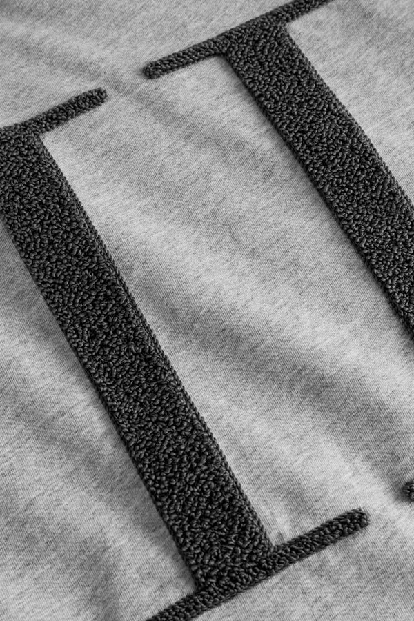 T-SHIRT LES DEUX - 310303-Light Grey Melange/Raven